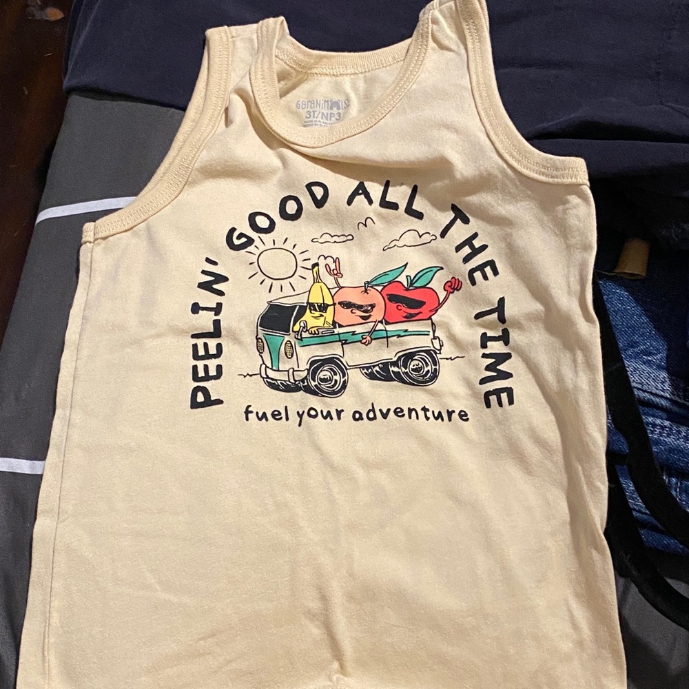 OshKosh B'gosh Cream Tank Top - Peelin' Good Adventure